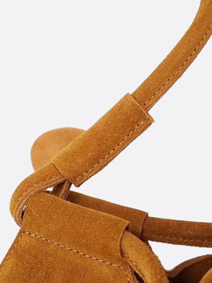 Suede purse bag