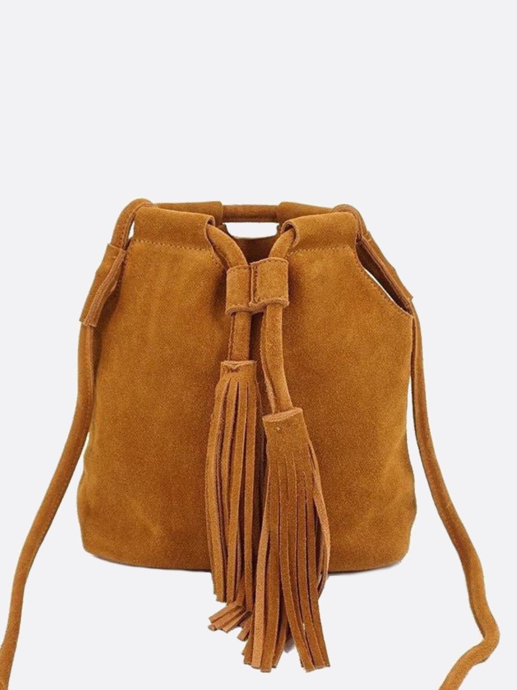 Sac bourse daim camel