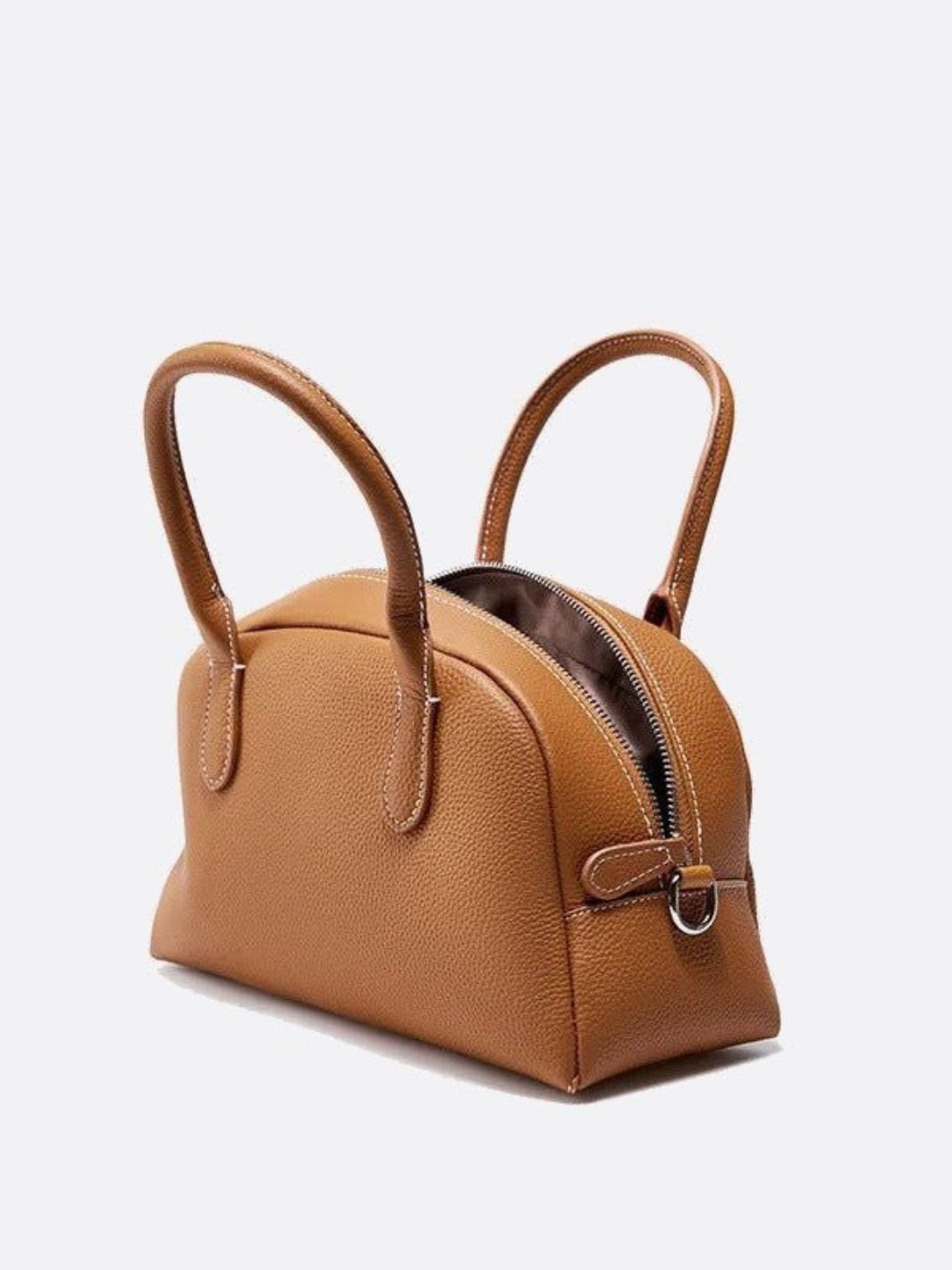 Leather bowling bag