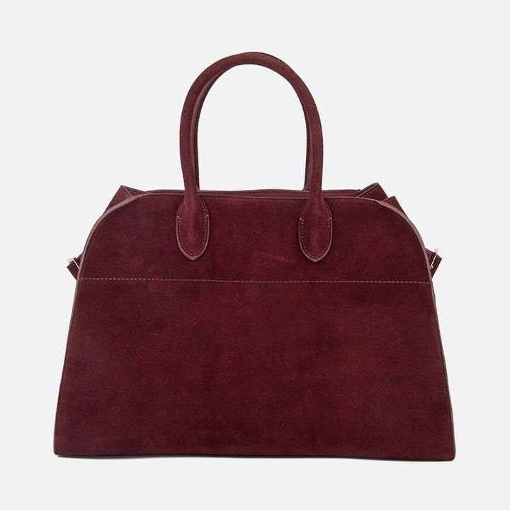 sac bowling daim bordeaux