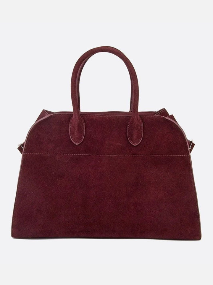 sac bowling daim bordeaux