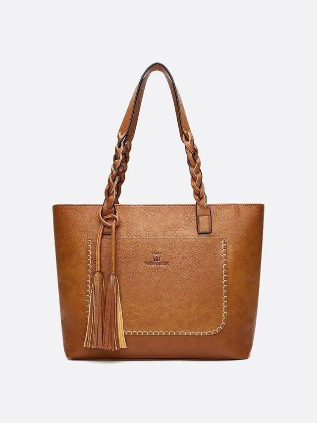 Sac cabas bohème camel