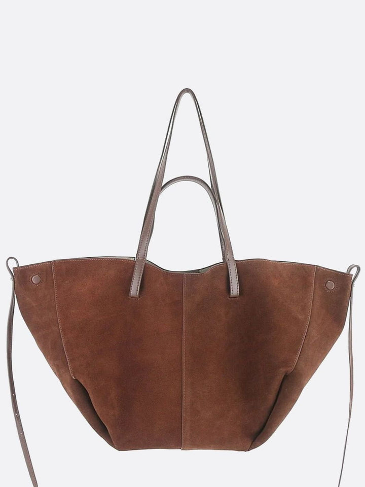 Sac cabas daim marron