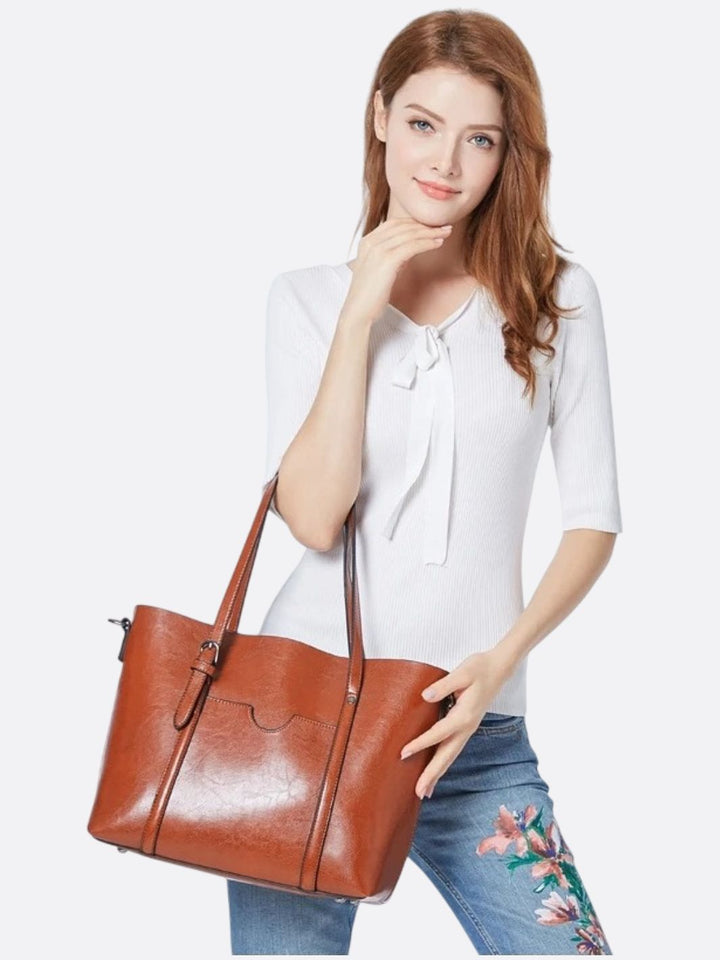 sac cabas cuir femme