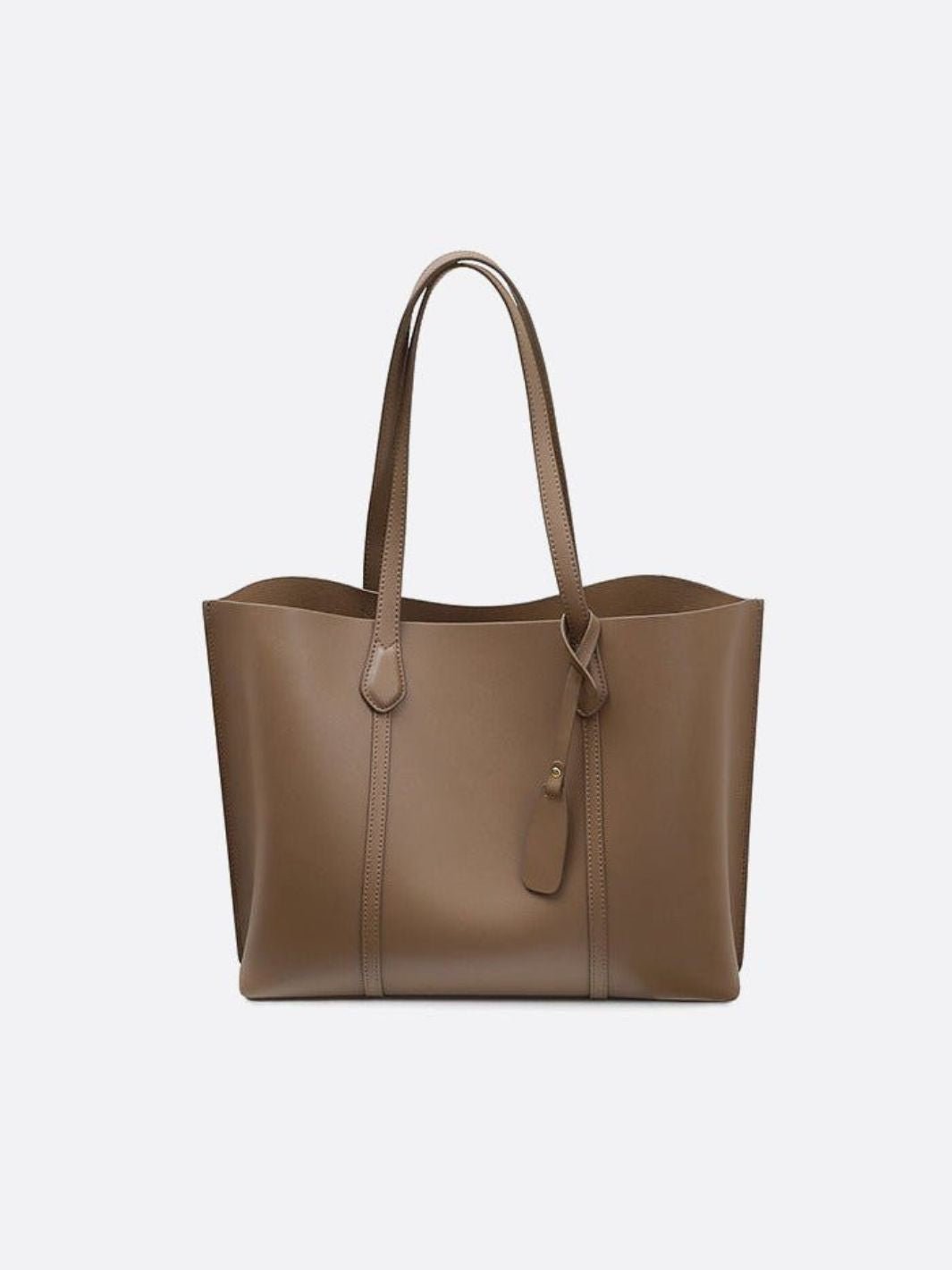 Sac cabas cuir marron clair