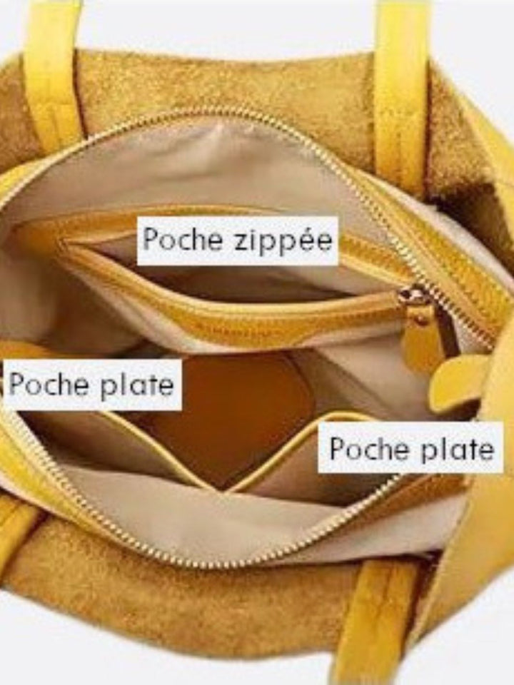 Bolso tote de piel suave