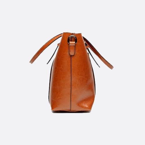 Bolso tote de cuero