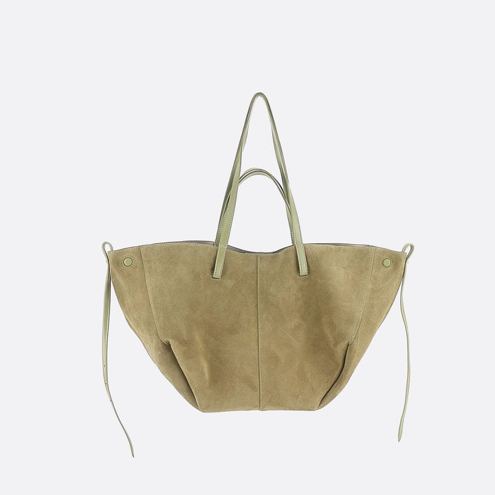 sac cabas daim beige