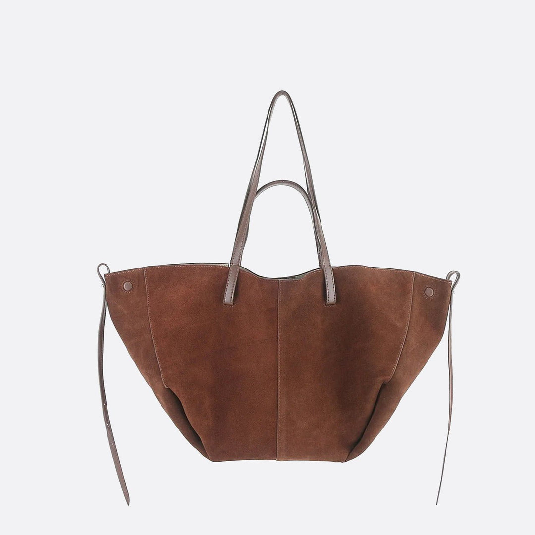 sac cabas daim marron