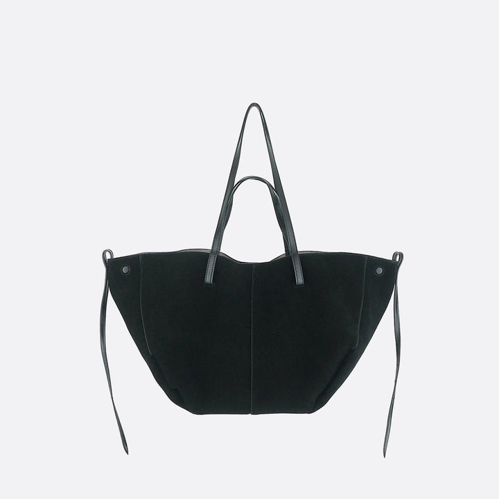 sac cabas daim noir