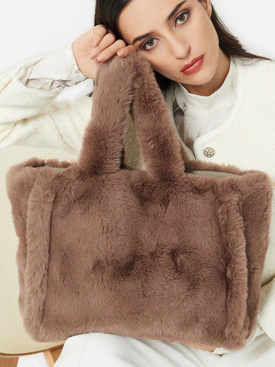 Sac en fausse fourrure La collection Gonsac