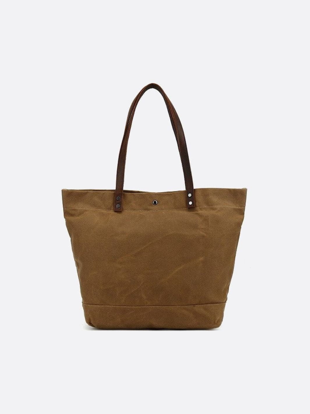 Coated canvas tote bag 