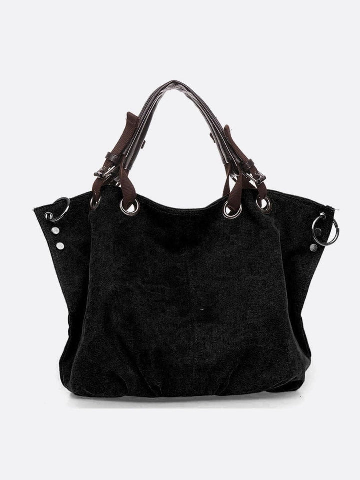 sac cabas toile noir