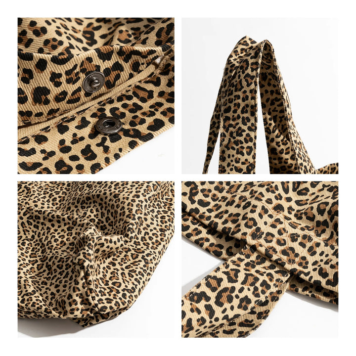 Leopard tote bag