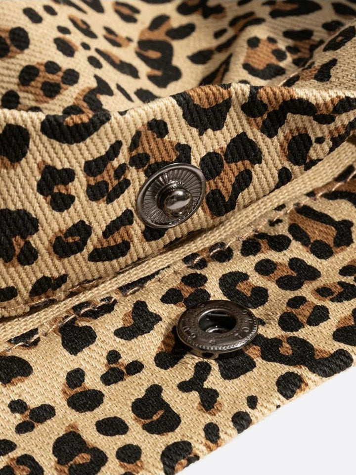 bolso tote leopardo