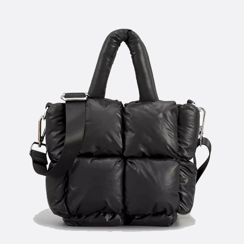 sac cabas matelassé noir