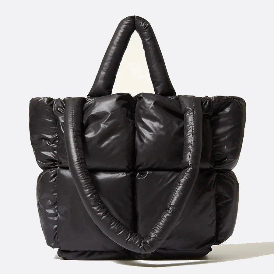 sac cabas matelassé noir