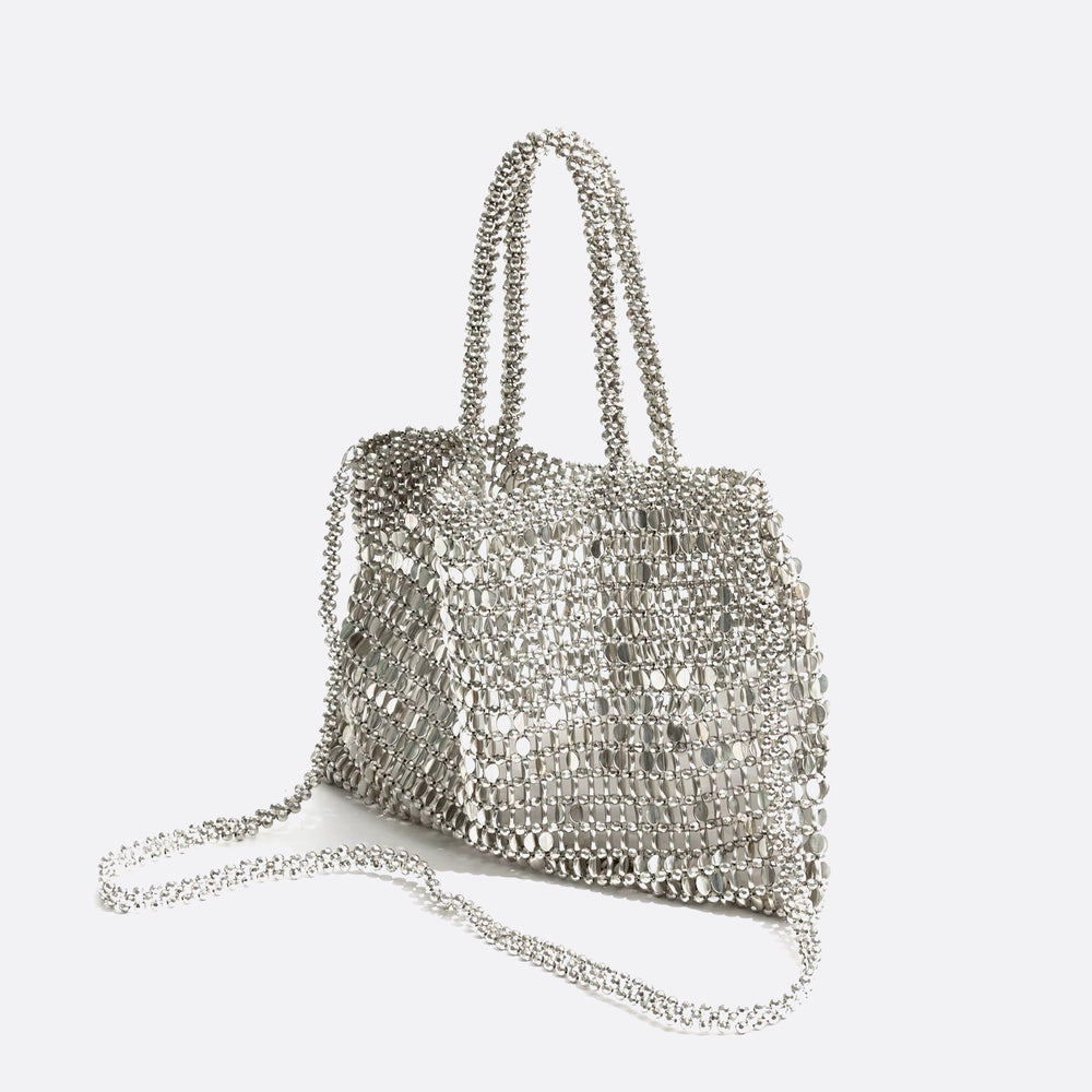 sac sequin argent