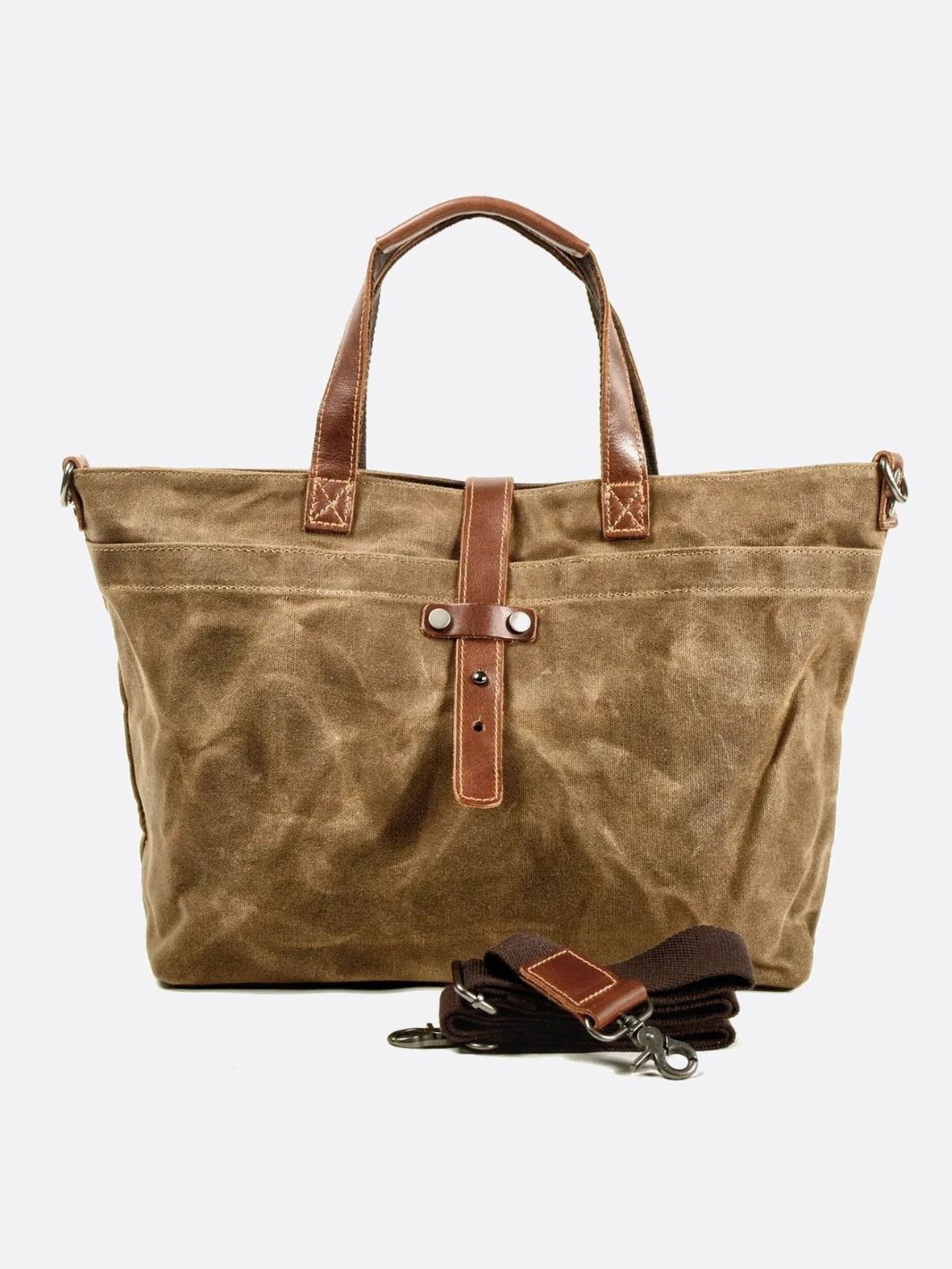 Sac cabas toile marron clair