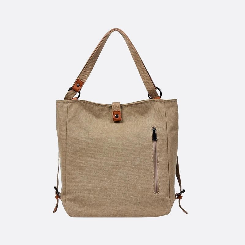 Tote Bag Convertible into Backpack