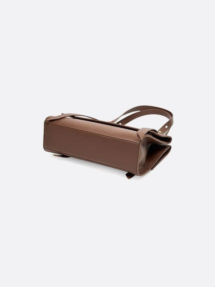 Rectangular leather bag