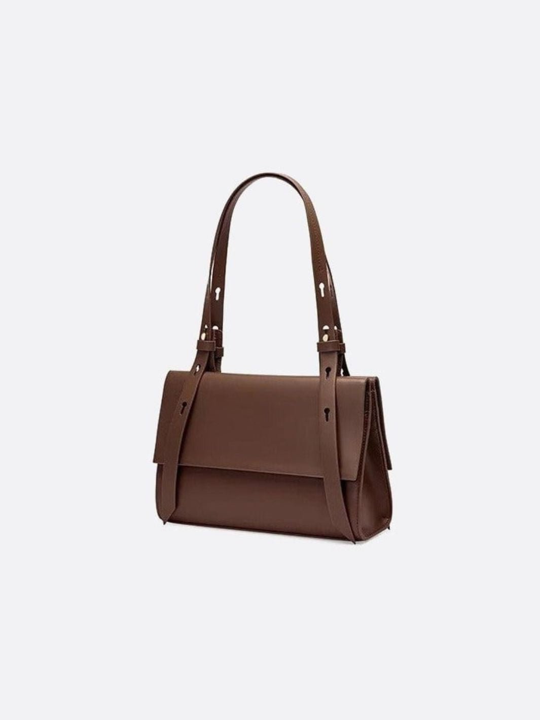 Sac cuir marron rectangulaire