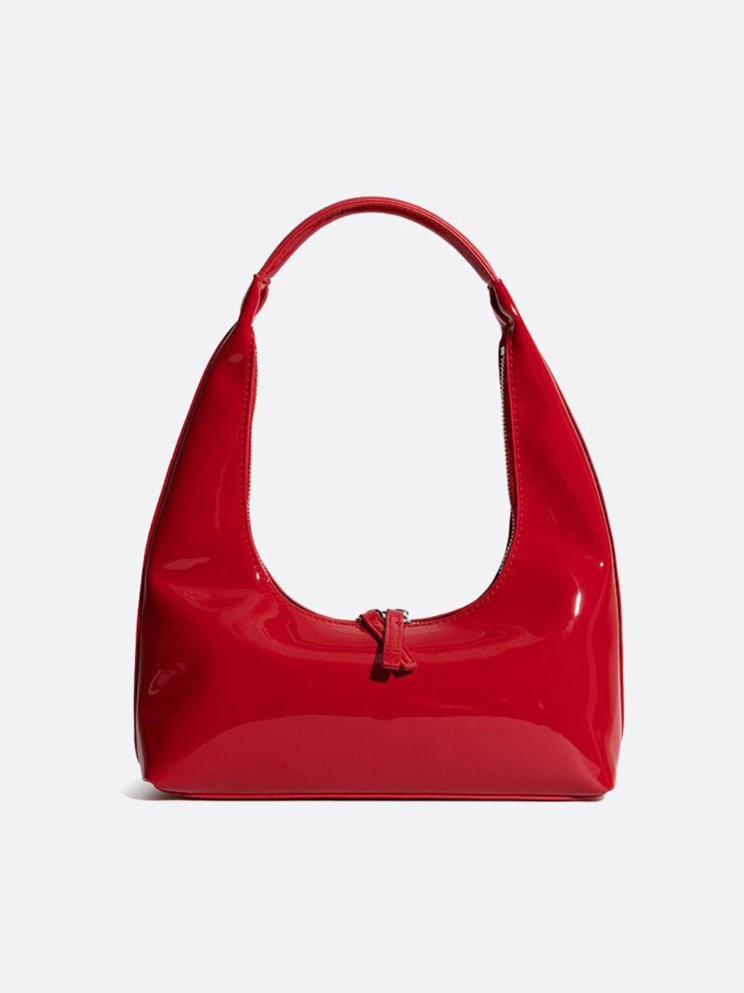 Sac cuir vernis rouge