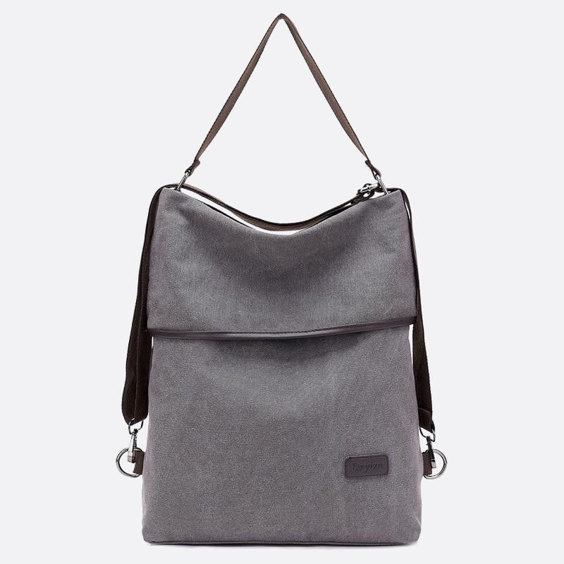 sac convertible sac à dos gris