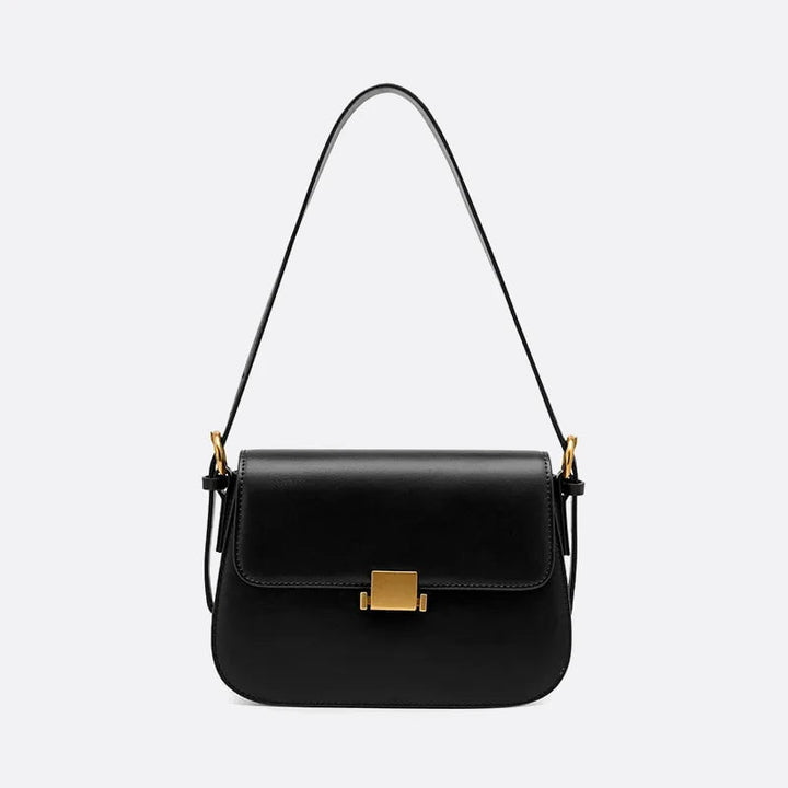 sac épaule cuir noir