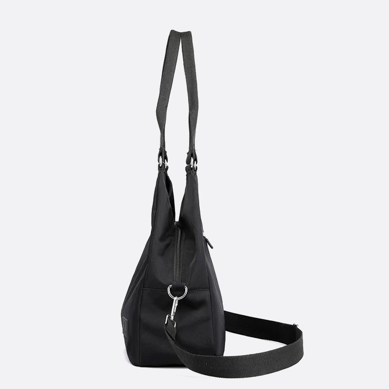 Nylon tote shoulder bag