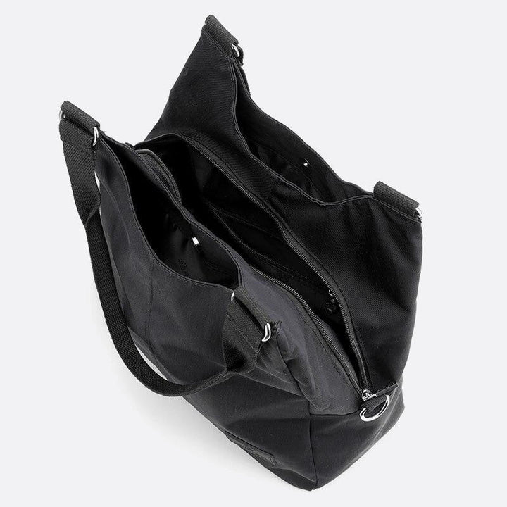 Nylon tote shoulder bag