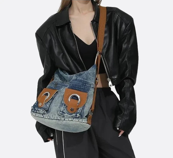 sac denim femme