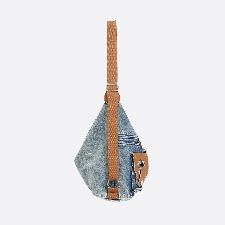 Denim Tote Shoulder Bag