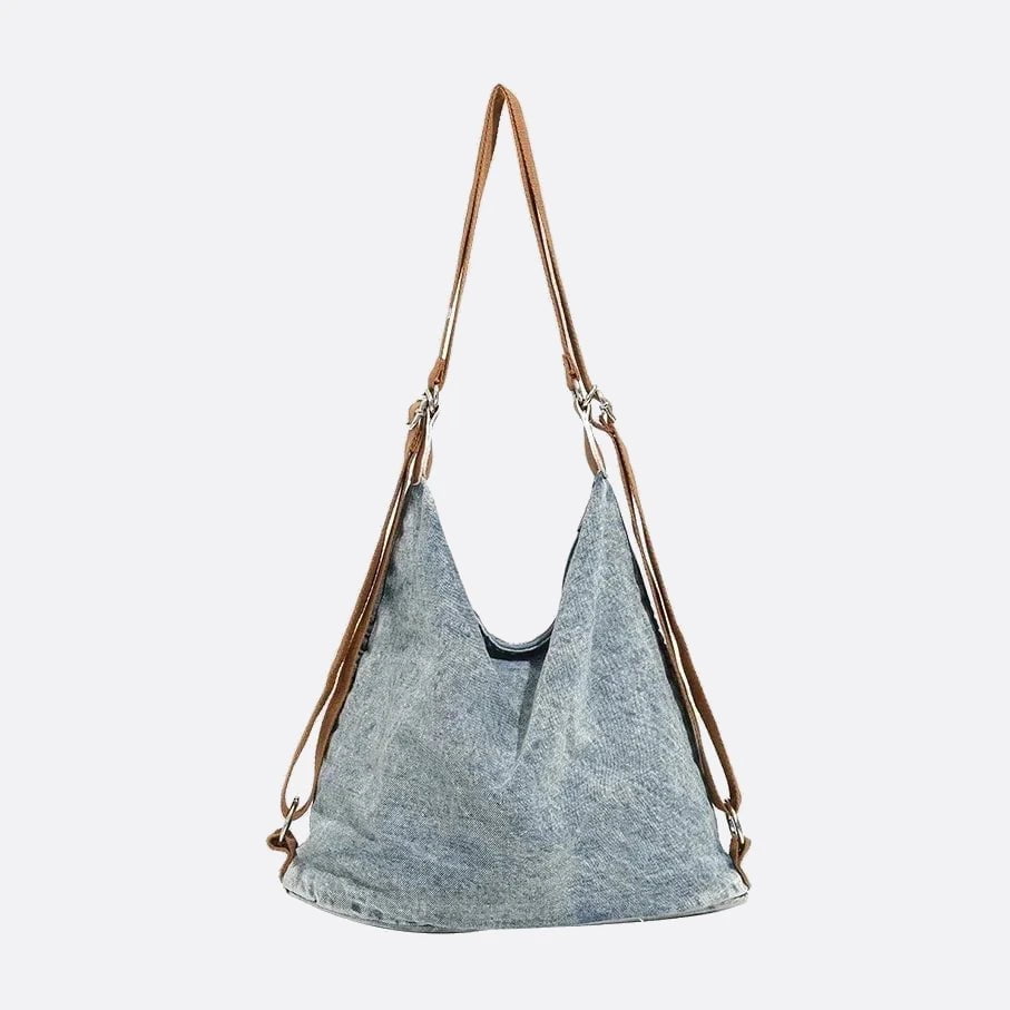 Denim Tote Shoulder Bag