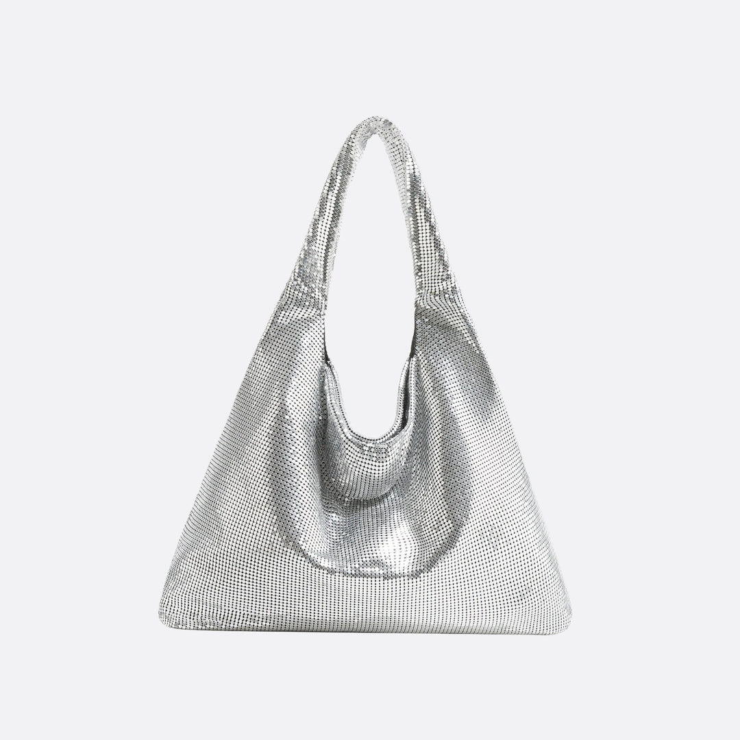 sac métallisé argent