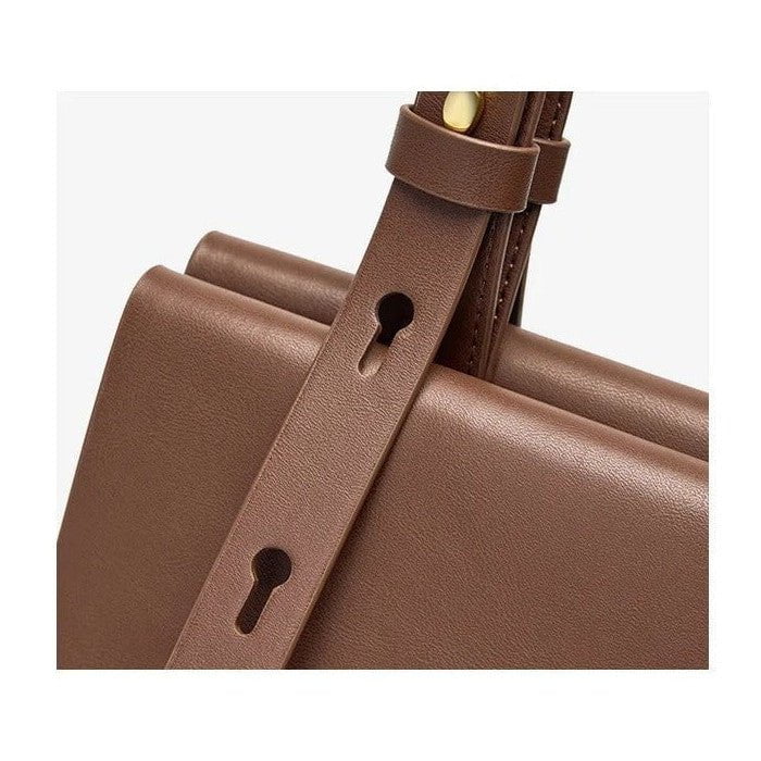 Rectangular Leather Shoulder Bag