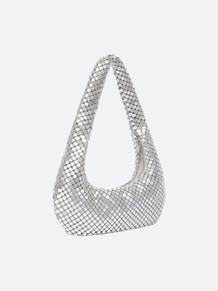 Sac sequin argenté