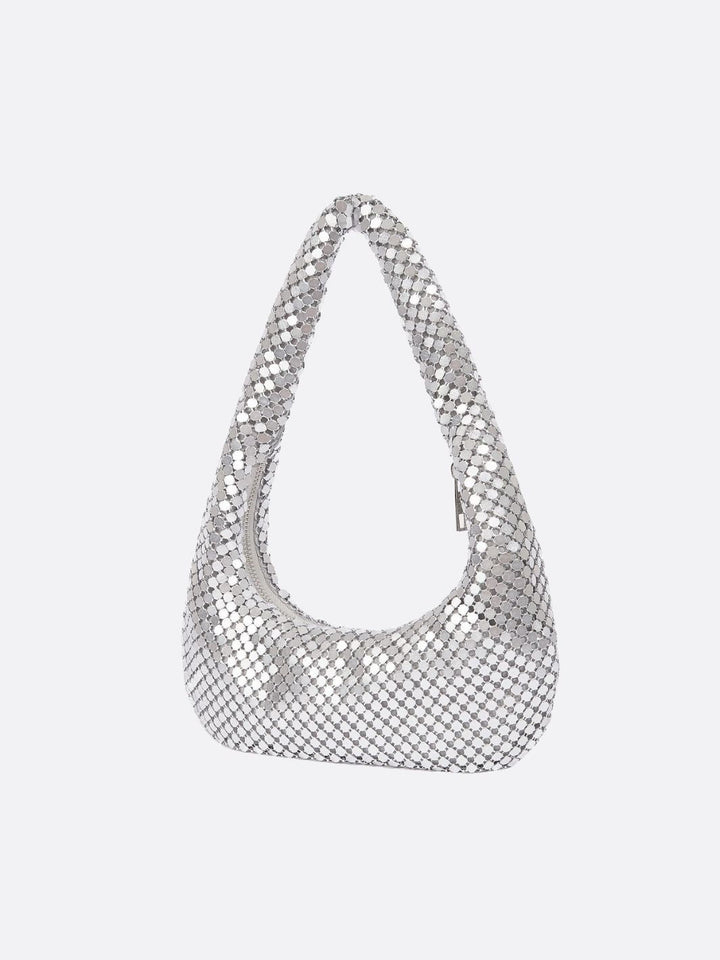 Sac sequin argent