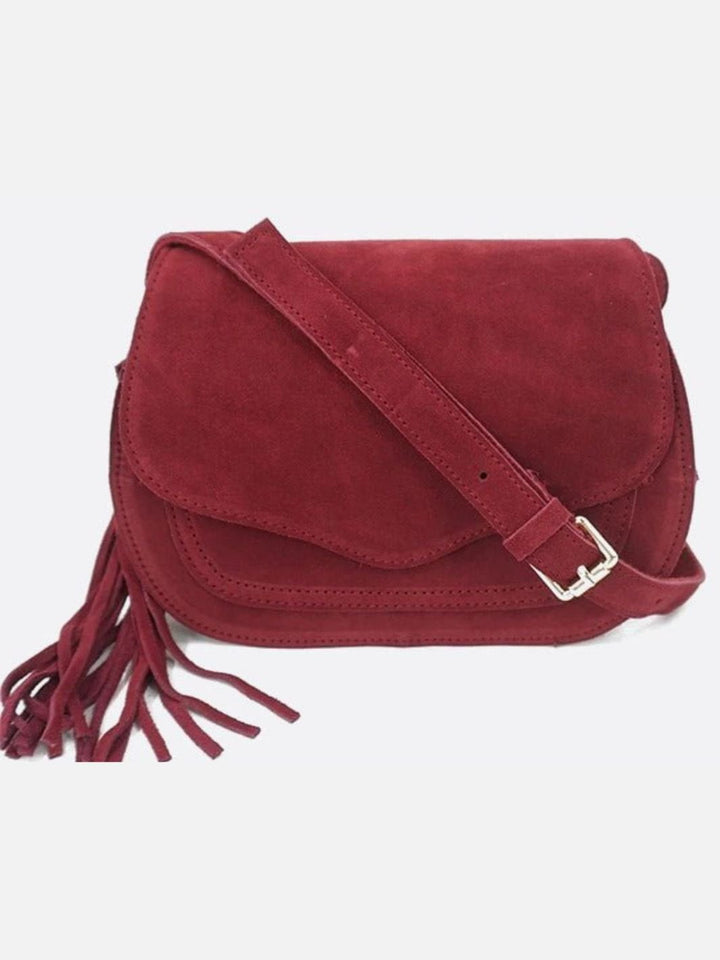 Sac daim rouge