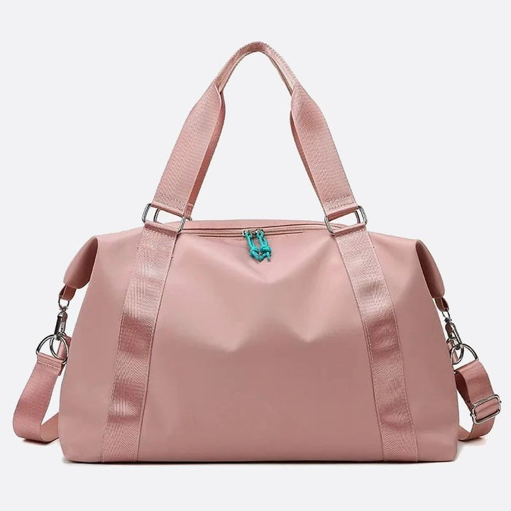 sac de voyage toile rose