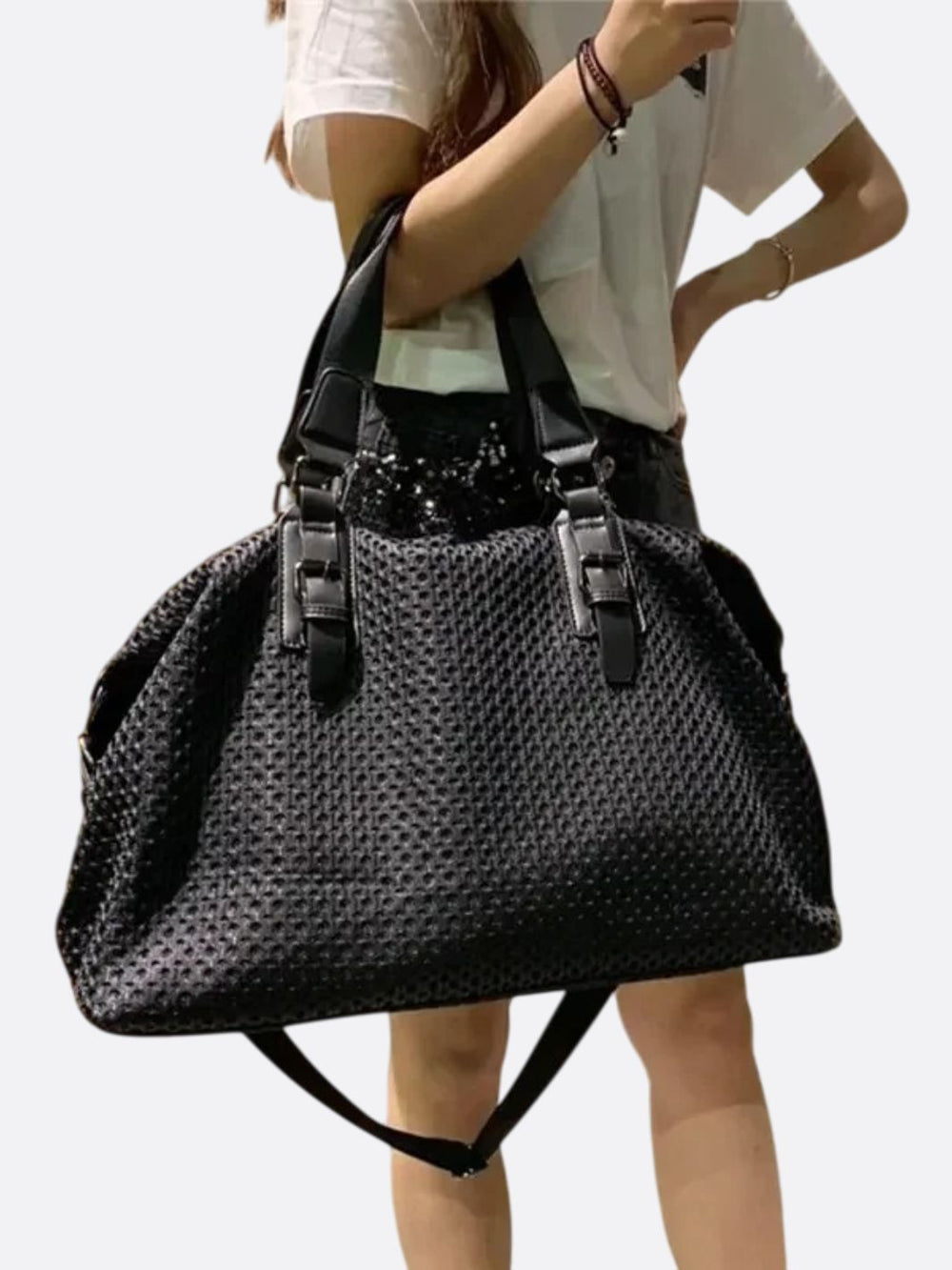 sac de voyage noir femme