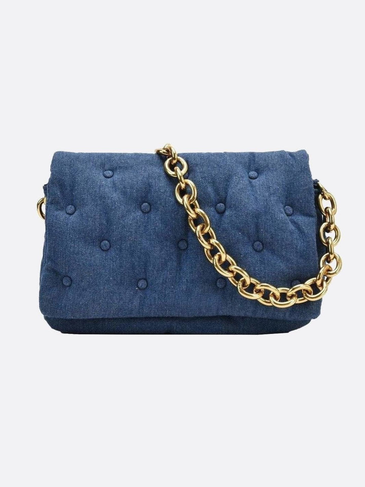 Sac denim matelassé