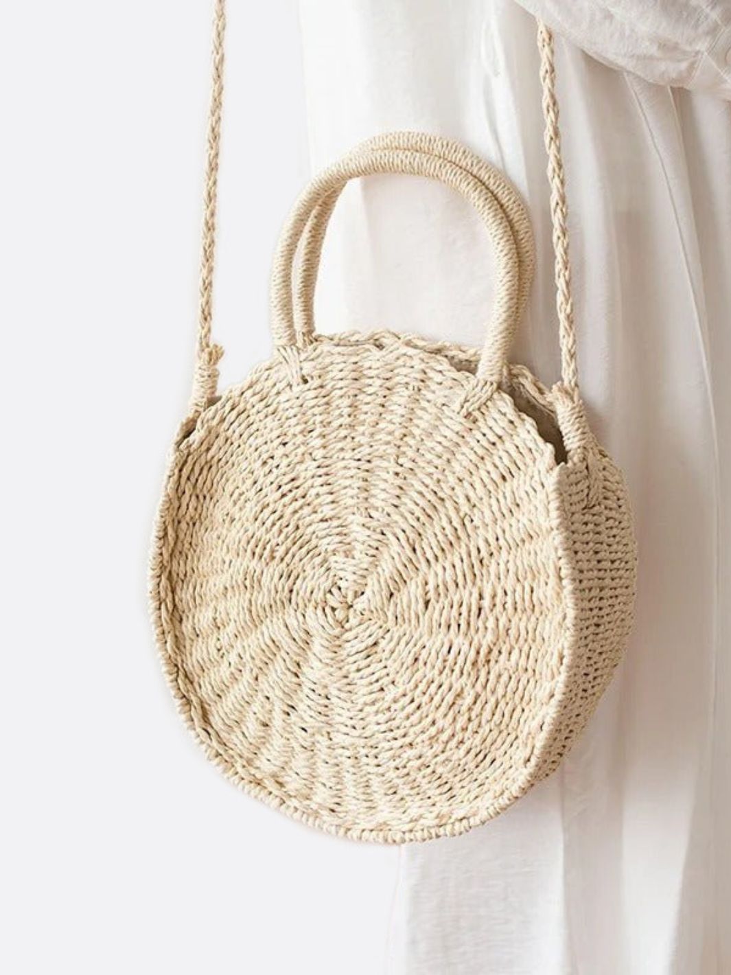 sac en corde beige