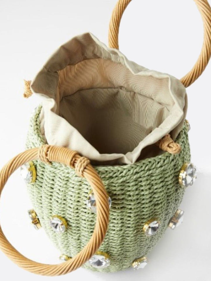 Braided rope bag