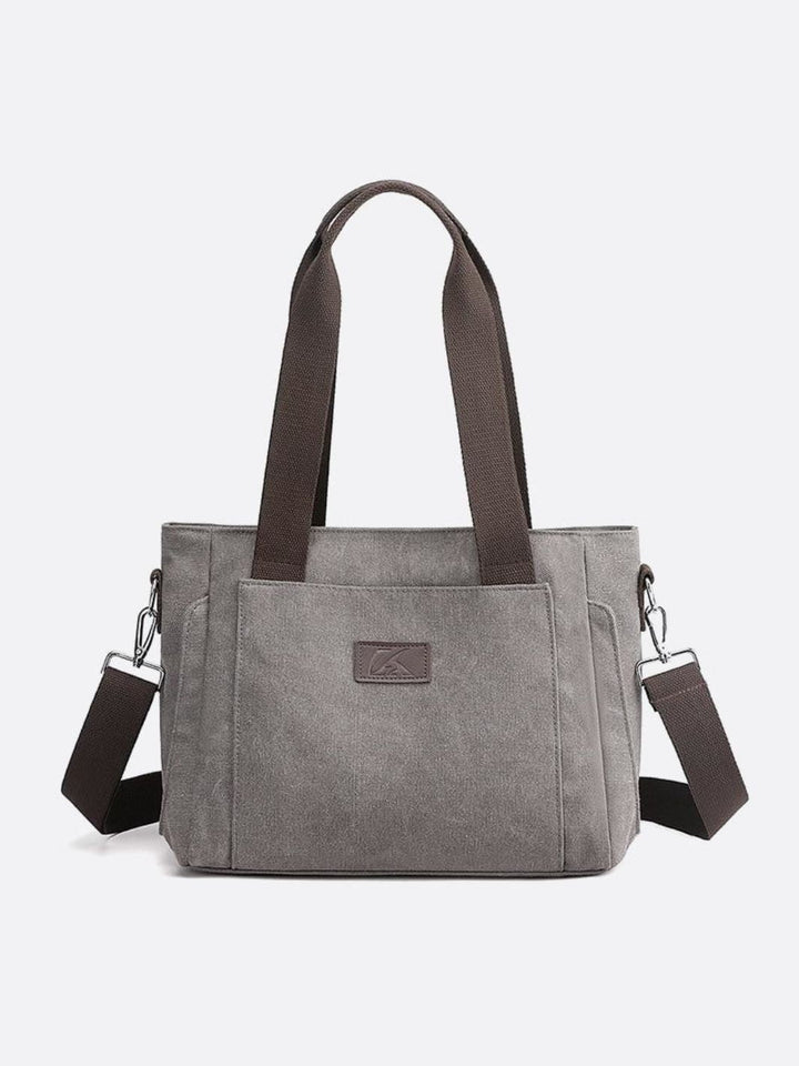 sac toile gris