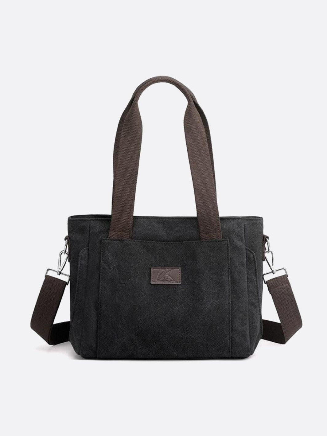 sac toile noir