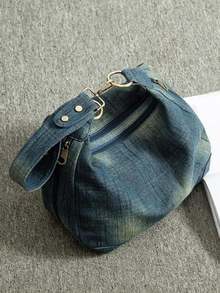 Sac denim bleu marine