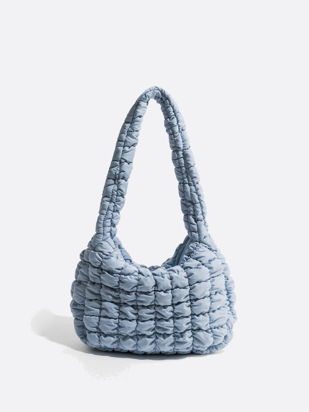 Sac épaule matelassé bleu ciel