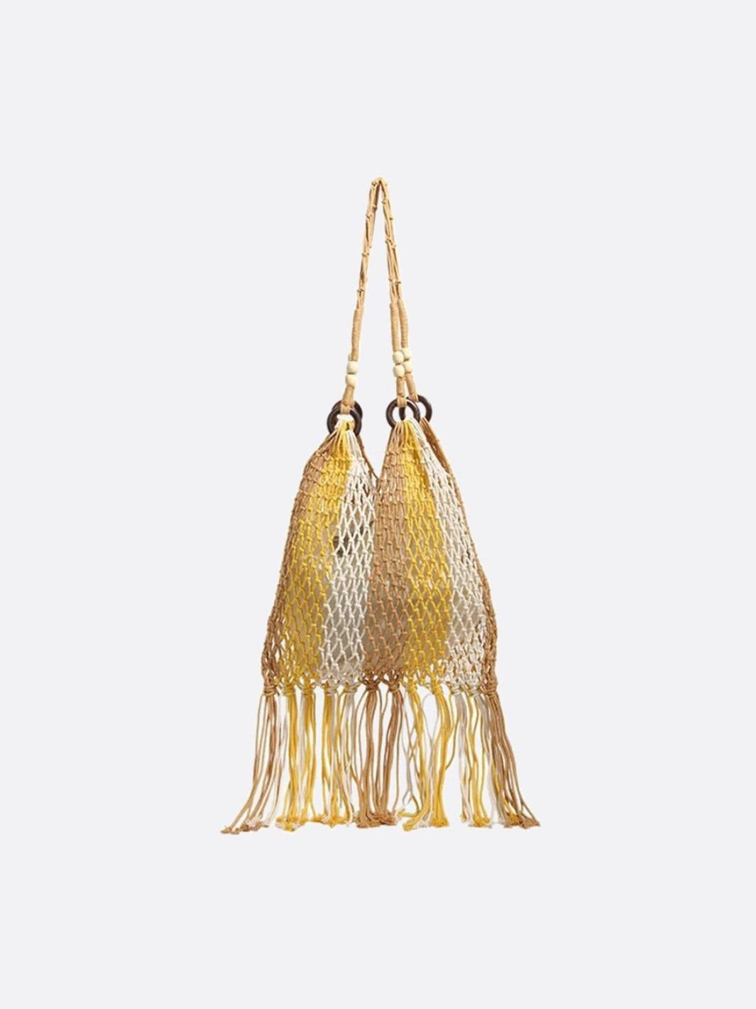 Sac filet jaune