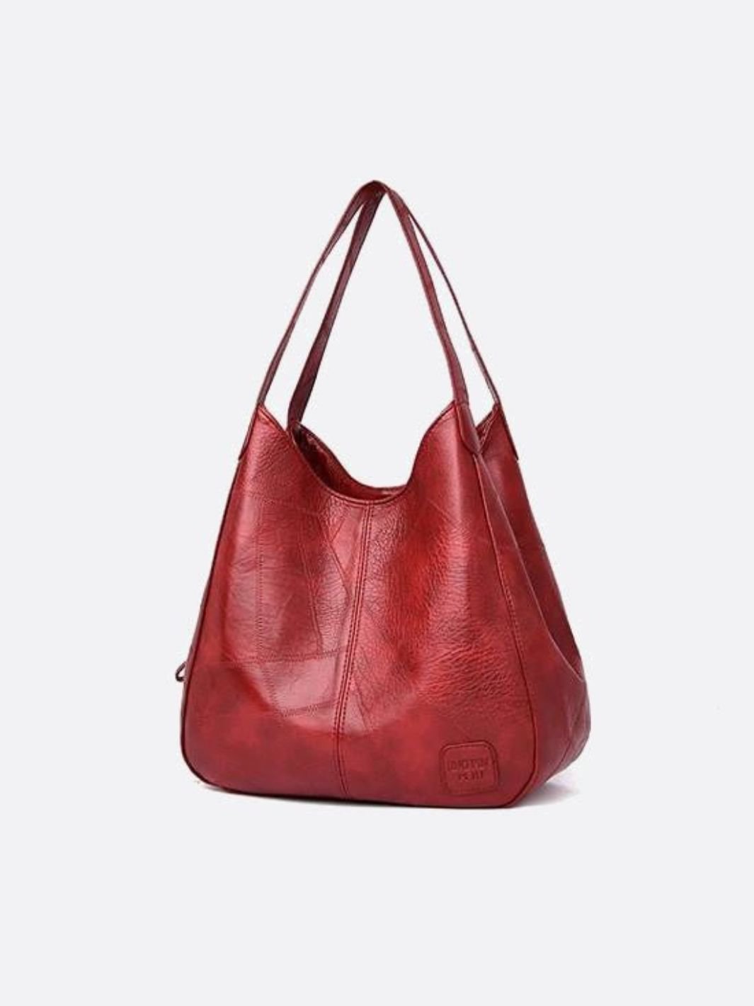 Sac cuir rouge